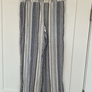 Indigo Rein Blue and White Striped Pants